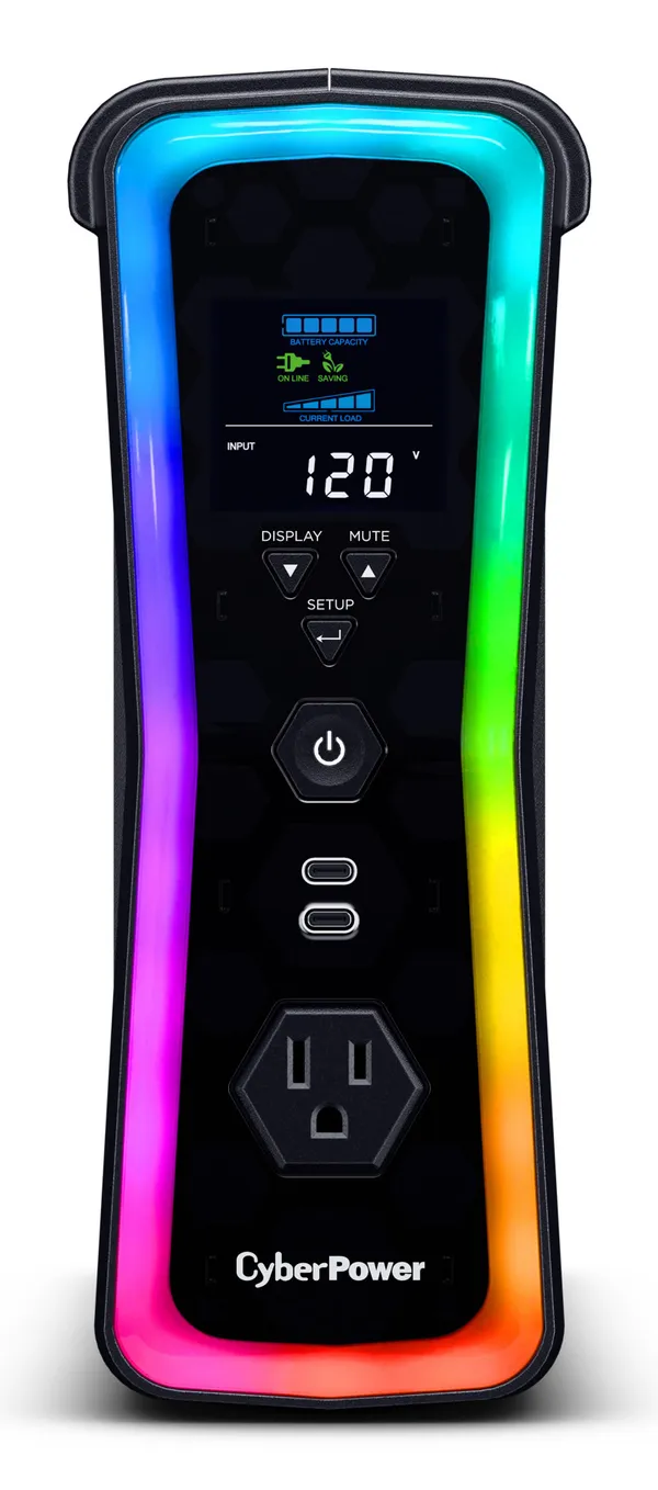 UPS GAMER 1500VA / 1000W. UPS LINEA INTERACTIVA.ONDA SENOIDAL PUR