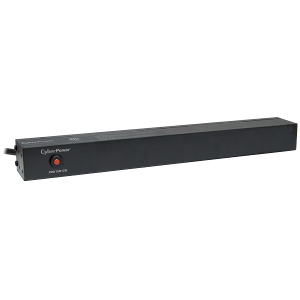BASIC PDU 15A 1U 120V NEMA 5-15P 12 NEMA 5-15R