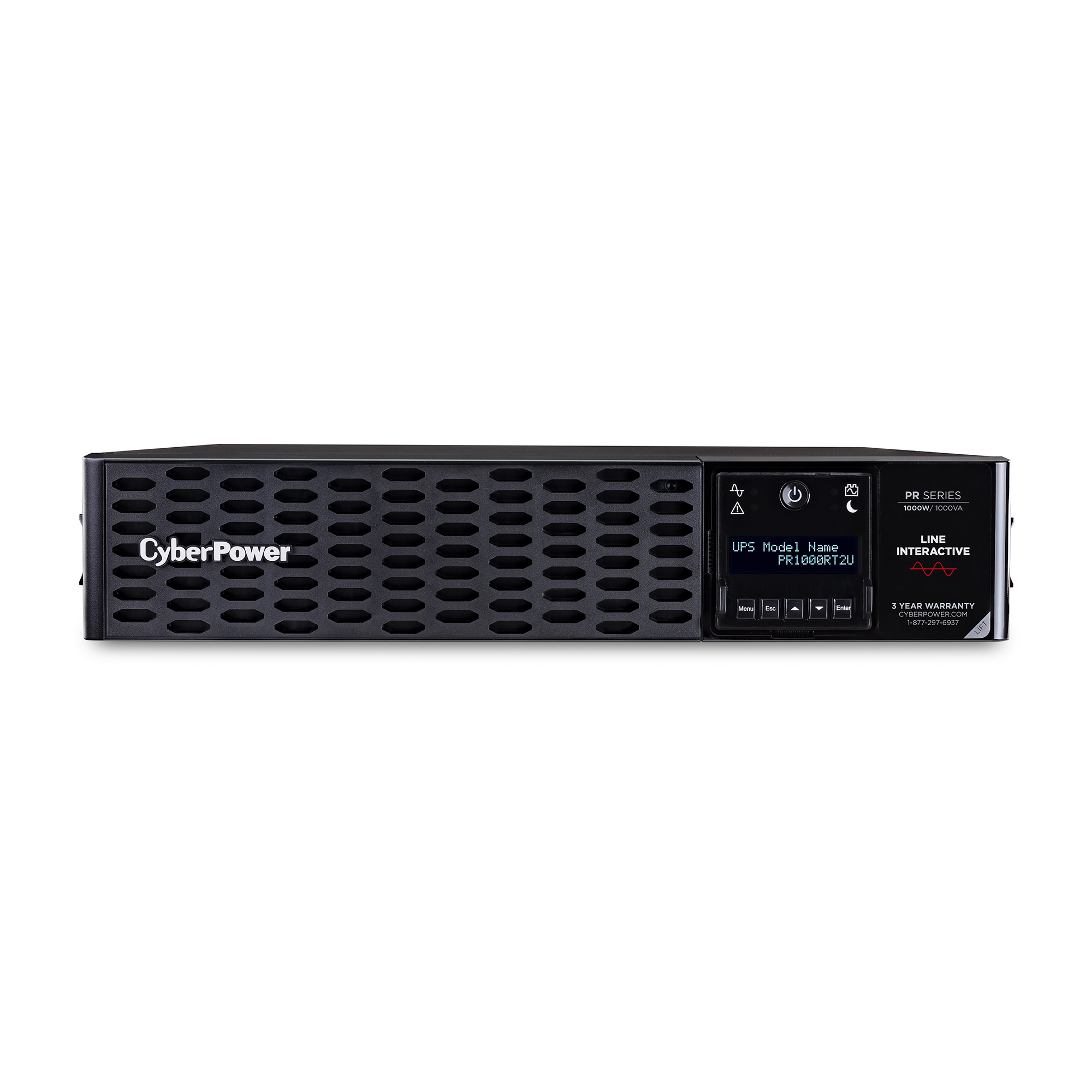 UPS CYBERPOWER 1000VA/1000W. SALIDA DE ONDA SENOIDAL 2U CABLE