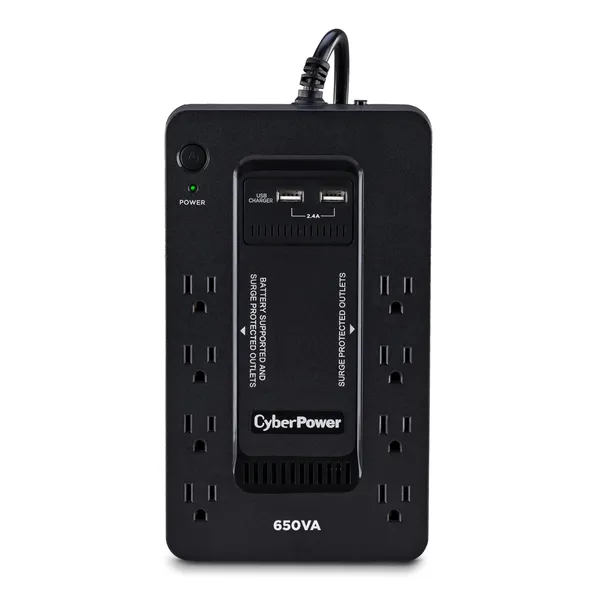 650VA / 360W STANDBYGABINETE COMPACTO 8 NEMA 5-15R 4 RESPALDO