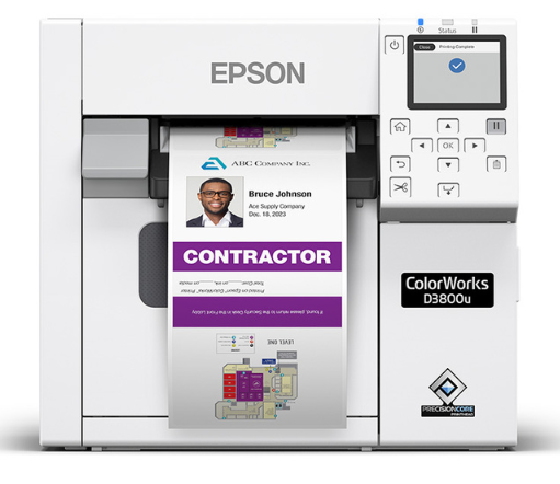 EPSON COLORWORKS CW-D3800 USB ETHERNET OPC.WIFI CUTTER INC/TINTAS