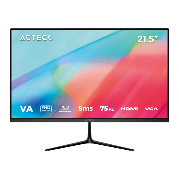 MONITOR ACTECK PLANO 21.5 VA CAPTIVE VIVID SP215 / FHD / 75HZ