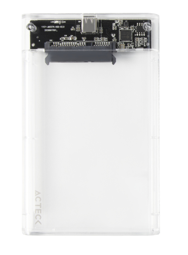 ENCLOSURE ACTECK DE DISCO DURO HDD 2.5 ARMOR CLEAR HC430 / USB