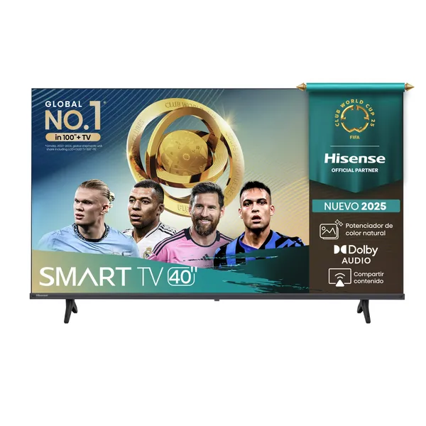 HISENSE DISPLAY LED HD 40 INC SMART TV VIDAA