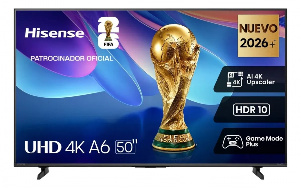 HISENSE PANTALLA LED 4K 50 PULG LED SMART TV ROKU