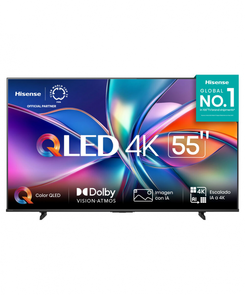HISENSE DISPLAY QLED 4K 55 PULGADAS SMART TV VIDAA