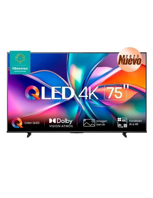 HISENSE PANTALLA QLED 4K 75 INC SMART TV VIDAA