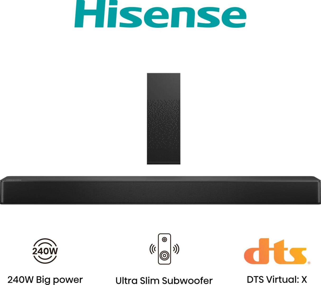 HISENSE BARRA DE SONIDO 2.1 CANALES