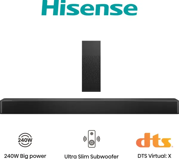 HISENSE BARRA DE SONIDO 2.1 CANALES