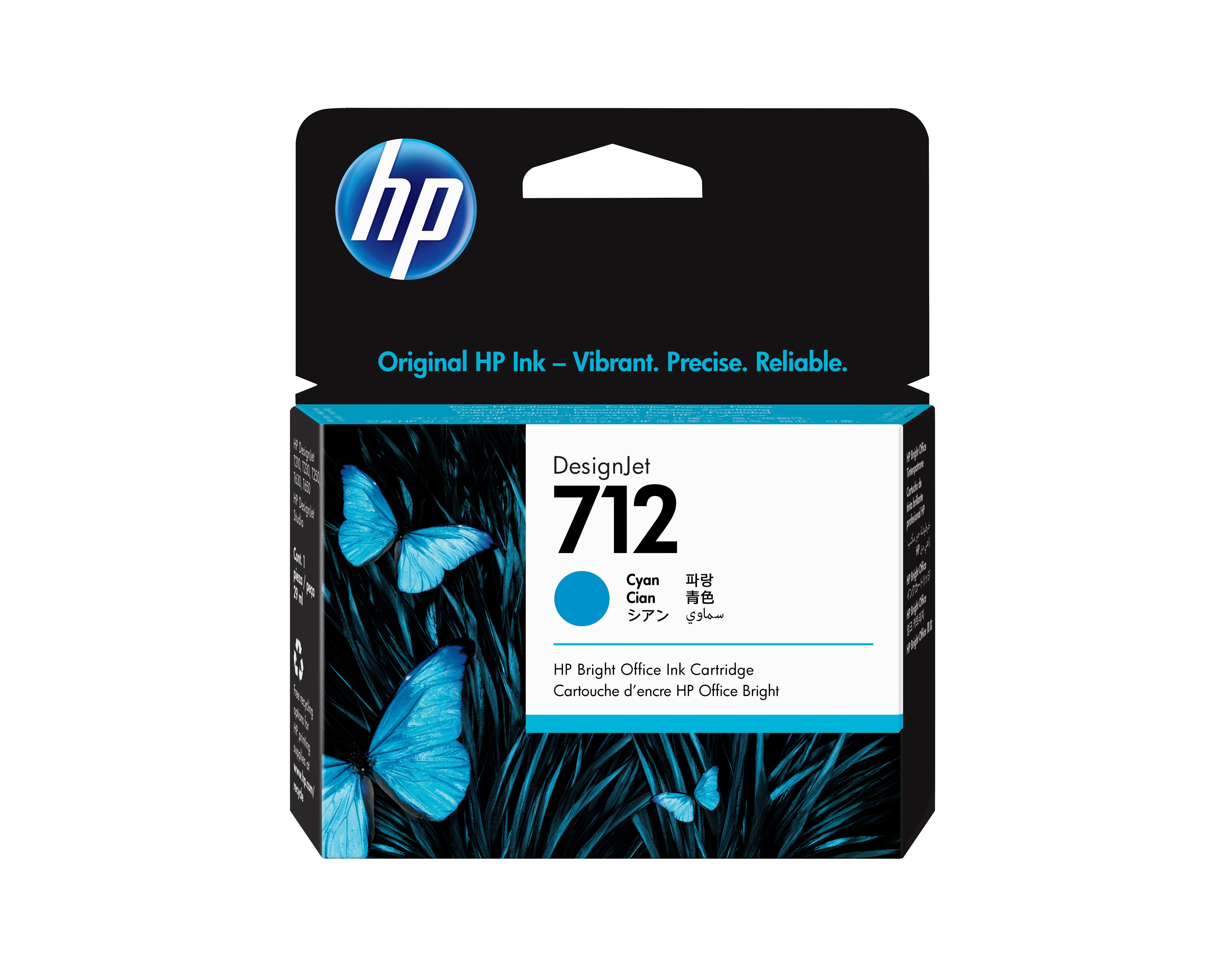 HP 712 CYAN 29ML TINTA AMPLIO FORMATO 3ED67A