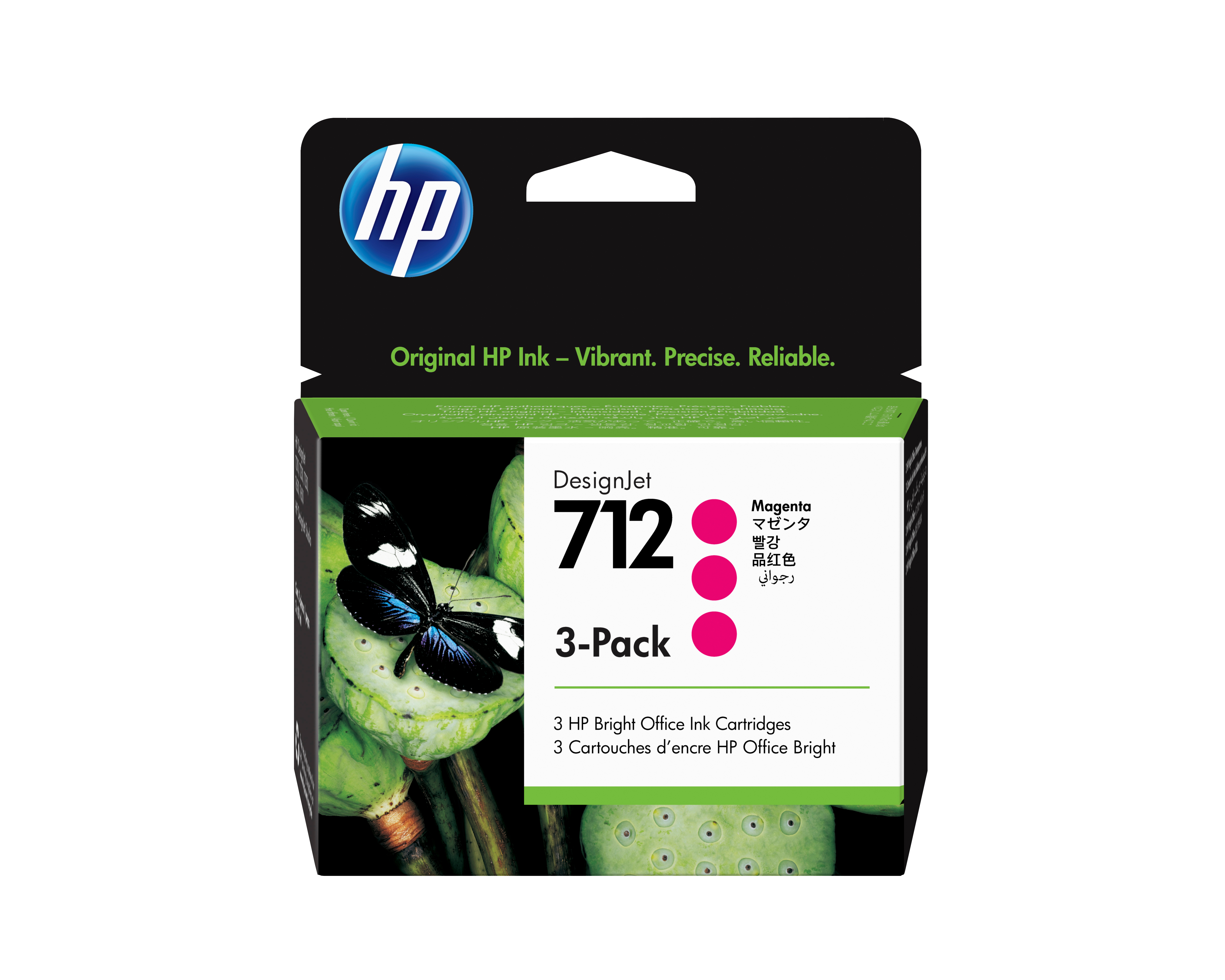 HP 712 MAGENTA 29ML 3-PACK TINTA AMPLIO FORMATO 3ED78A