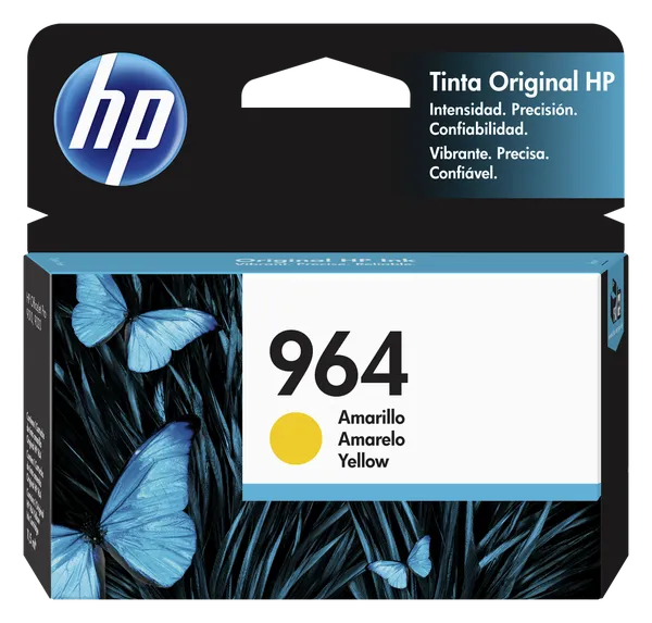TINTA AMARILLO HP 964 RENDIMIENTO 700 PAGINAS 3JA52AL