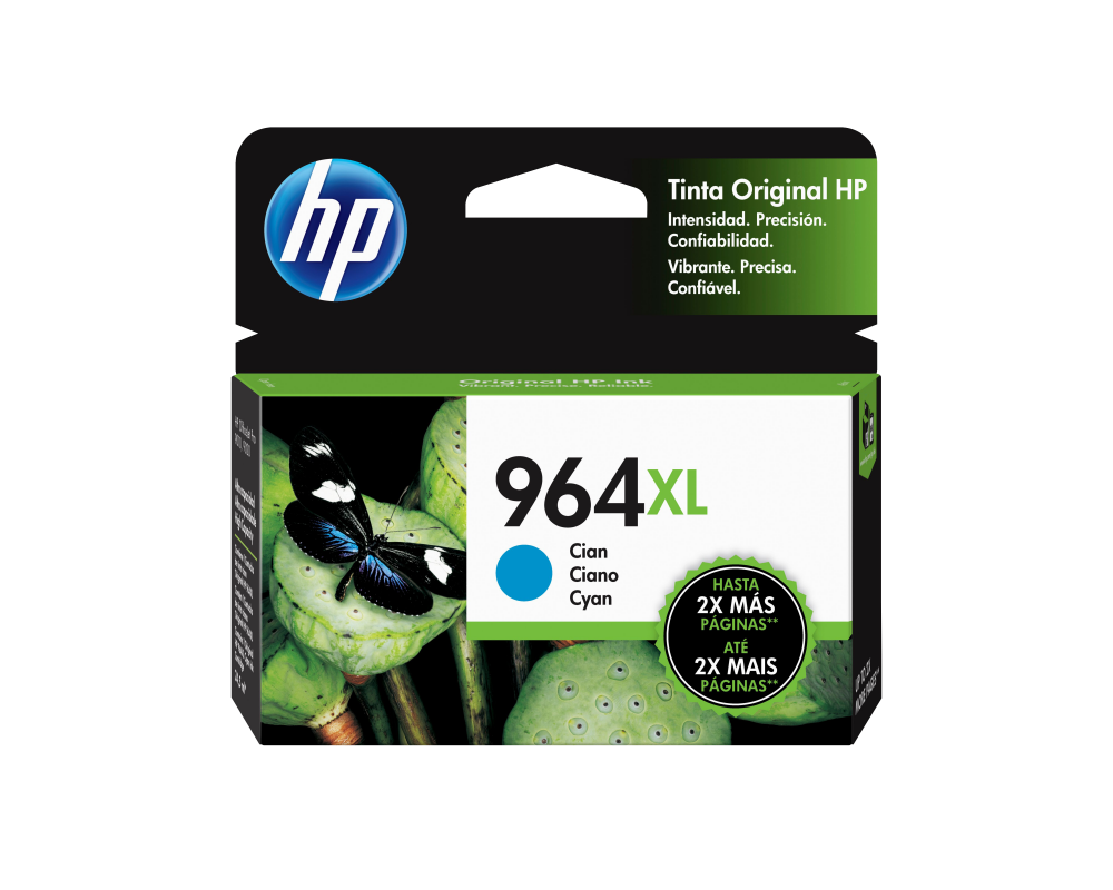 TINTA CYAN HP 964XL RENDIMIENTO 1600 PAGINAS 3JA54AL