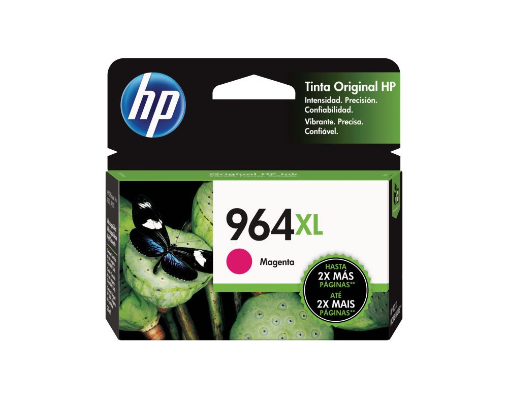 TINTA MAGENTA HP 964XL RENDIMIENTO 1600 PAGINAS 3JA55AL