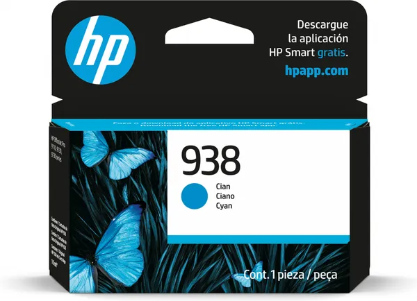 HP 938 CYAN ORIGINAL INK CARTRIDGE