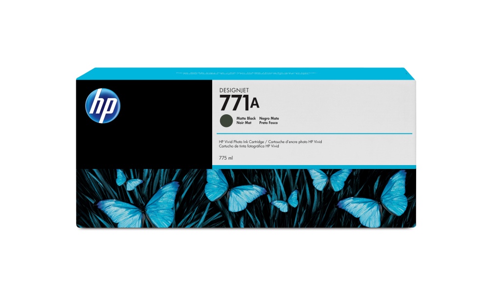 HP 771 NEGRO MATTE 775ML TINTA AMPLIO FORMATO B6Y15A