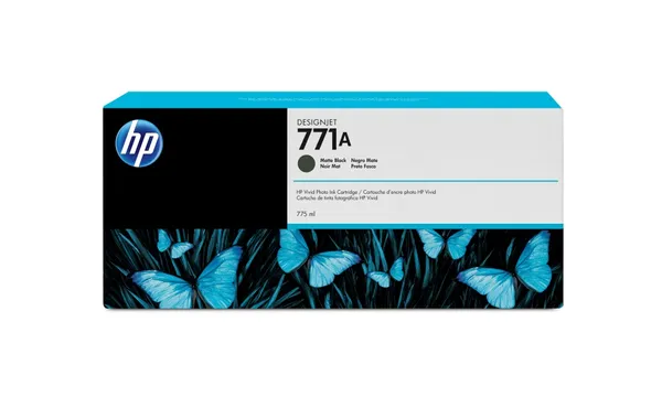 HP 771 NEGRO MATTE 775ML TINTA AMPLIO FORMATO B6Y15A