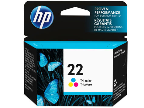 HP 22 TRI-COLOR INK CARTRIDGE LAR