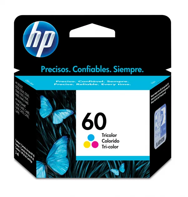 HP 60 TRI-COLOR INK CARTRIDGE LAR