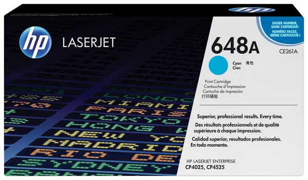 HP CLJ CP4525/CP4025 CYAN PRINTAPROX.11000PAGES USING THE ISO