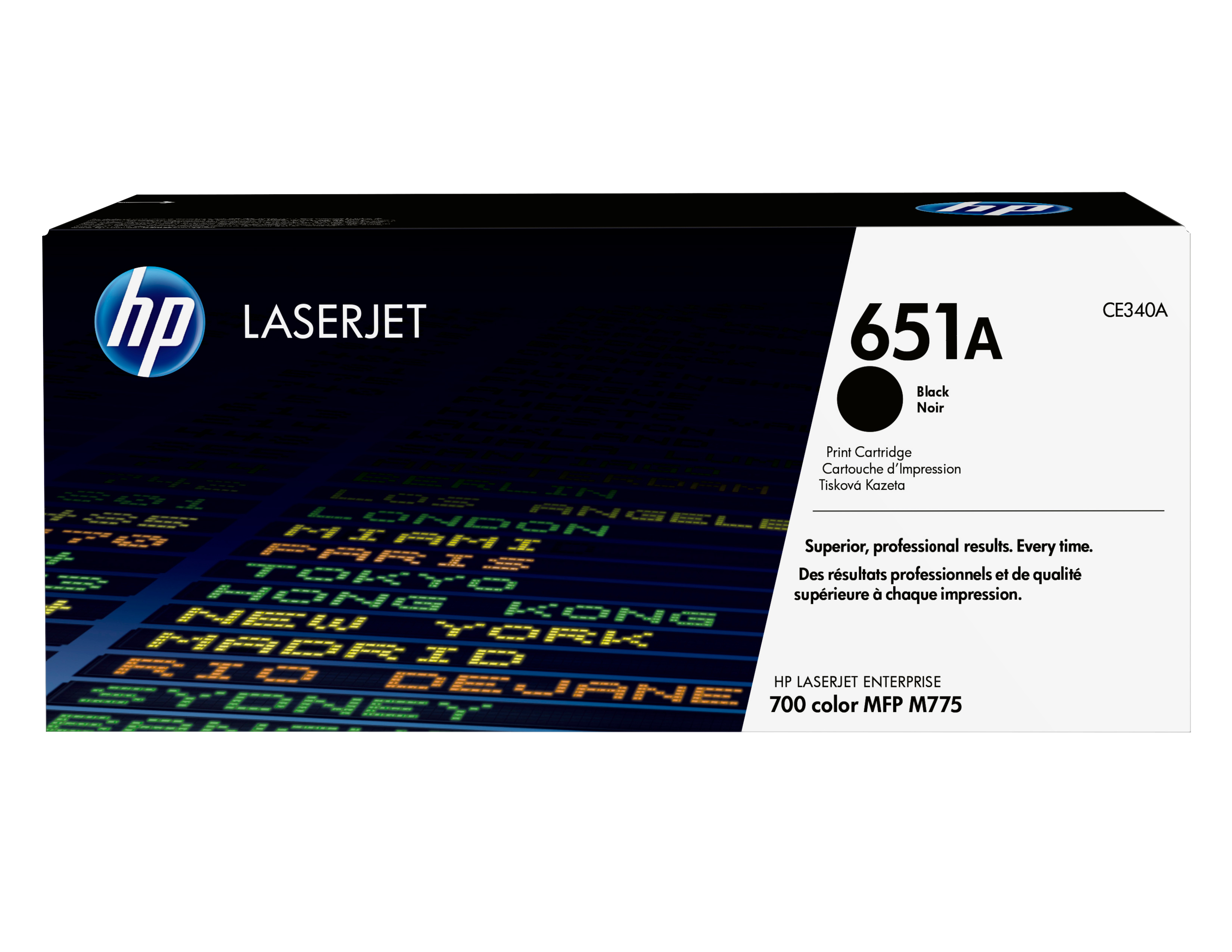 HP LASERJET 700 COLOR MFP 775 BLACK CRTG CE340A