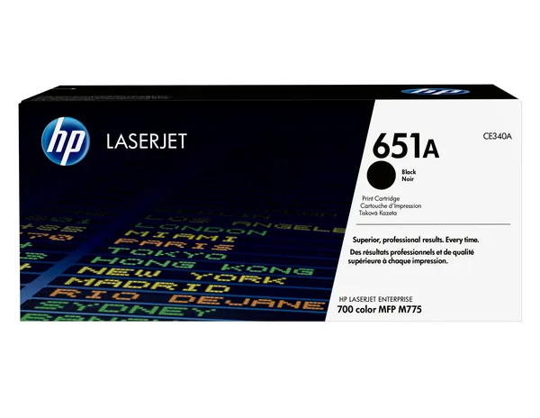 HP LASERJET 700 COLOR MFP 775 BLACK CRTG  CE340A
