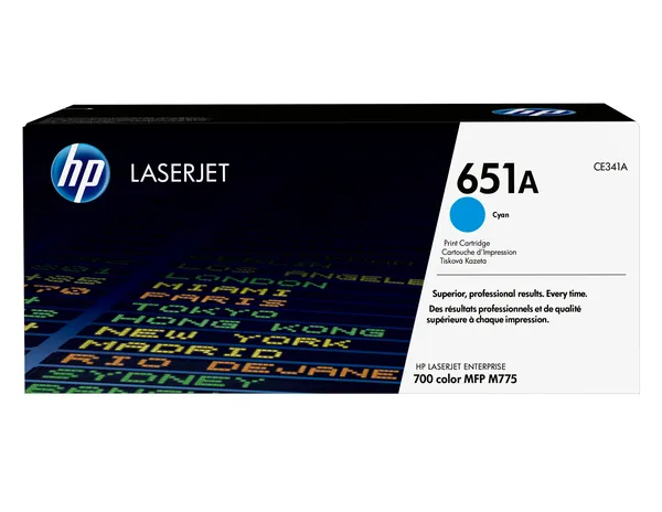 HP LASERJET 700 COLOR MFP 775 CYAN CRTG  CE341A