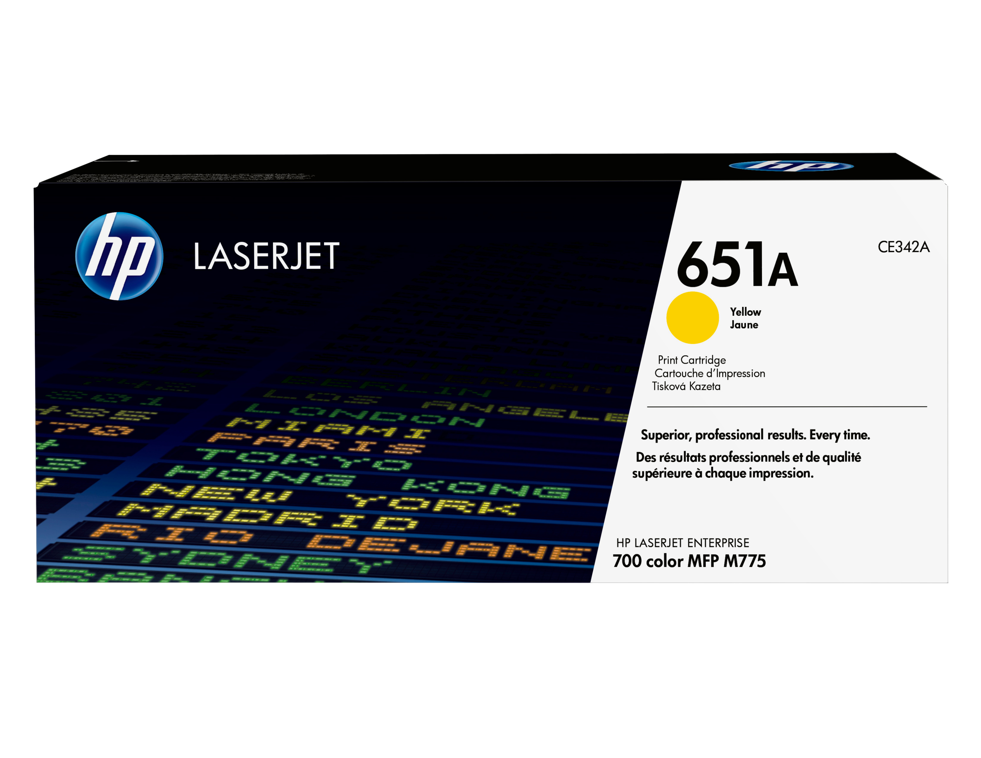 HP LASERJET 700 COLOR MFP 775 YLW CRTG  CE342A