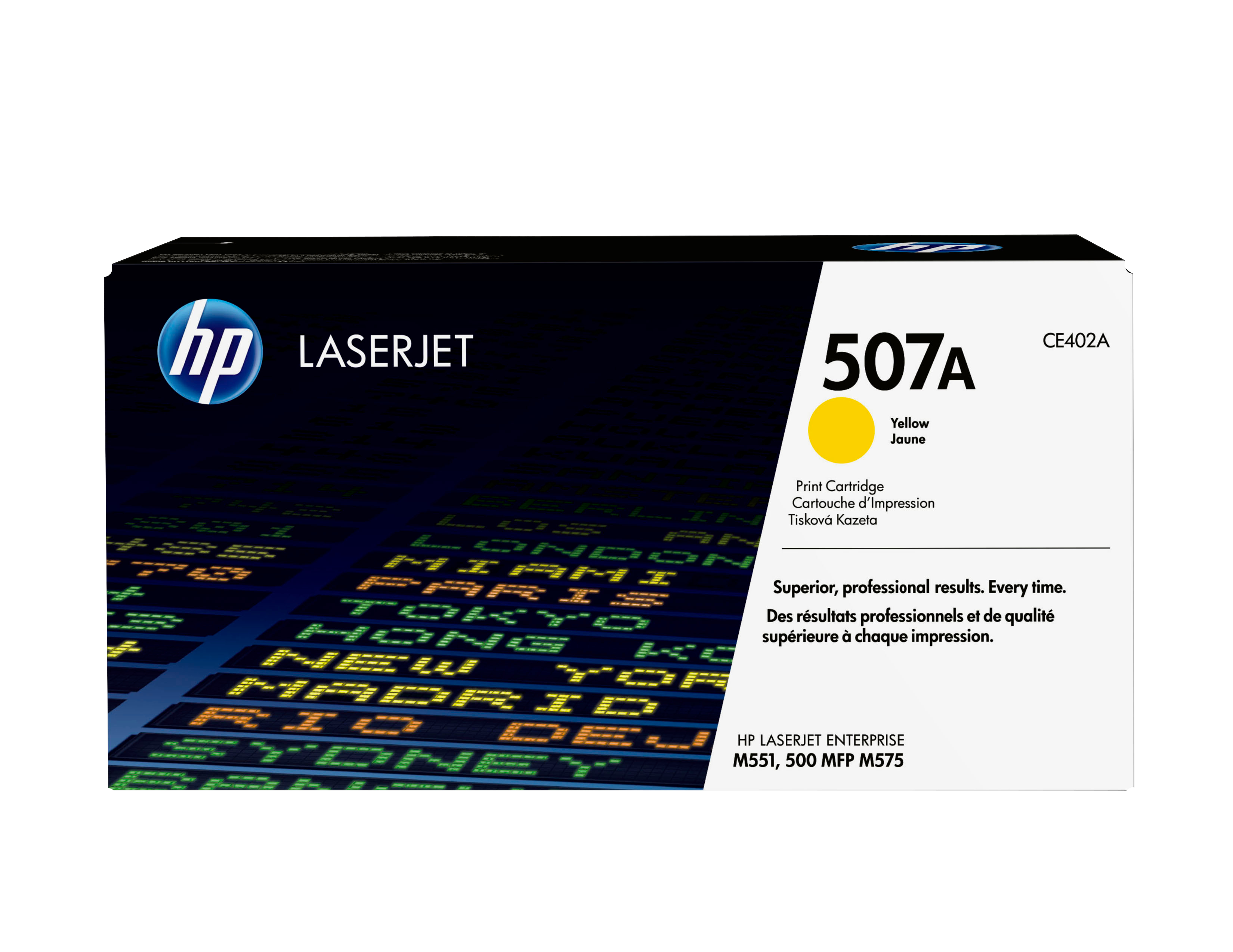 HP 507A YELLOW LASERJET TONER CARTRIDGE CE402A