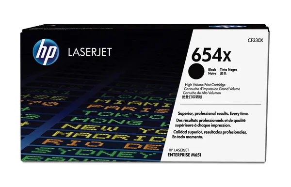 TONER CARTRIDGE 654X BLACK