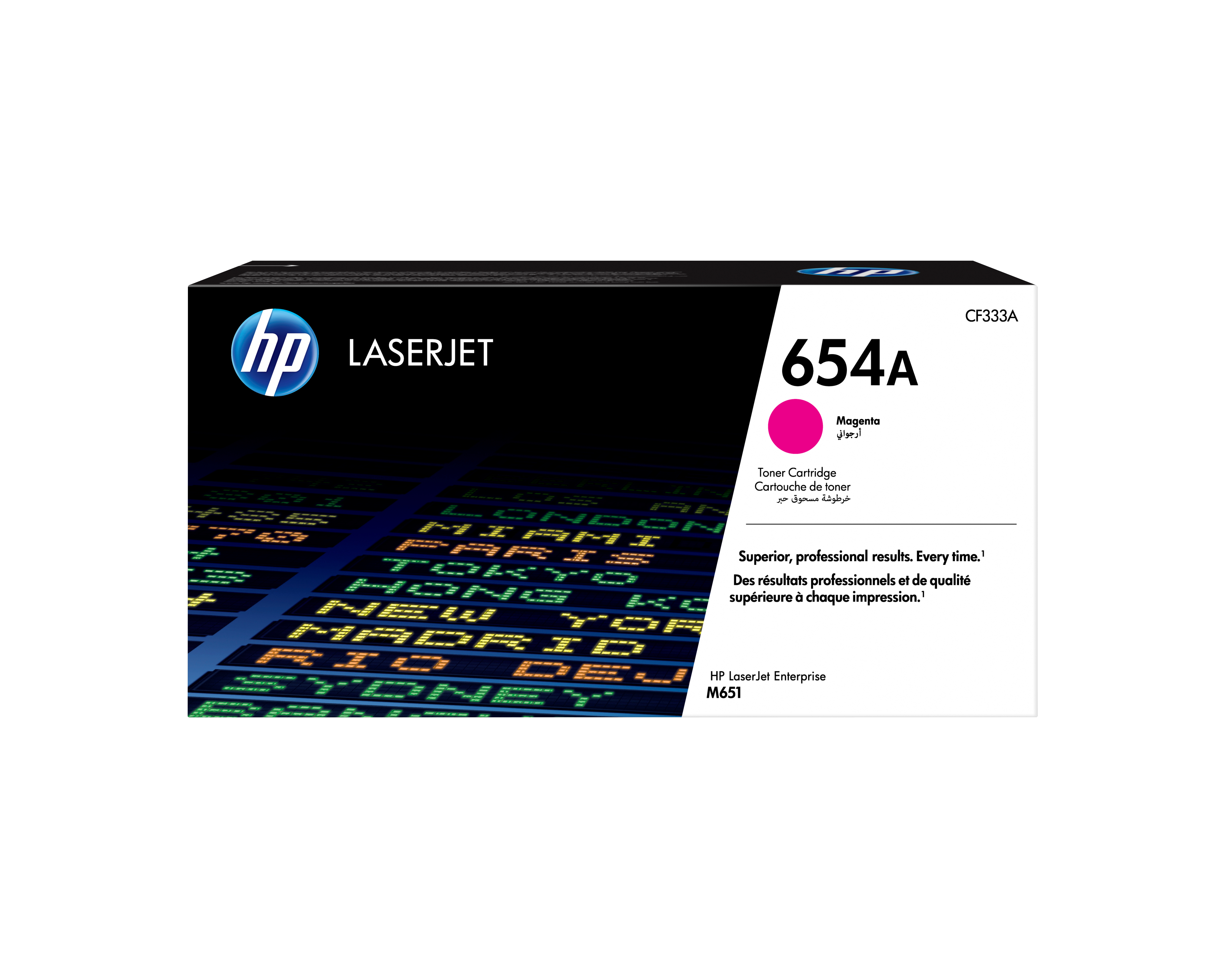 HP 654A MAGENTA LASERJET TONER CARTRIDGE
