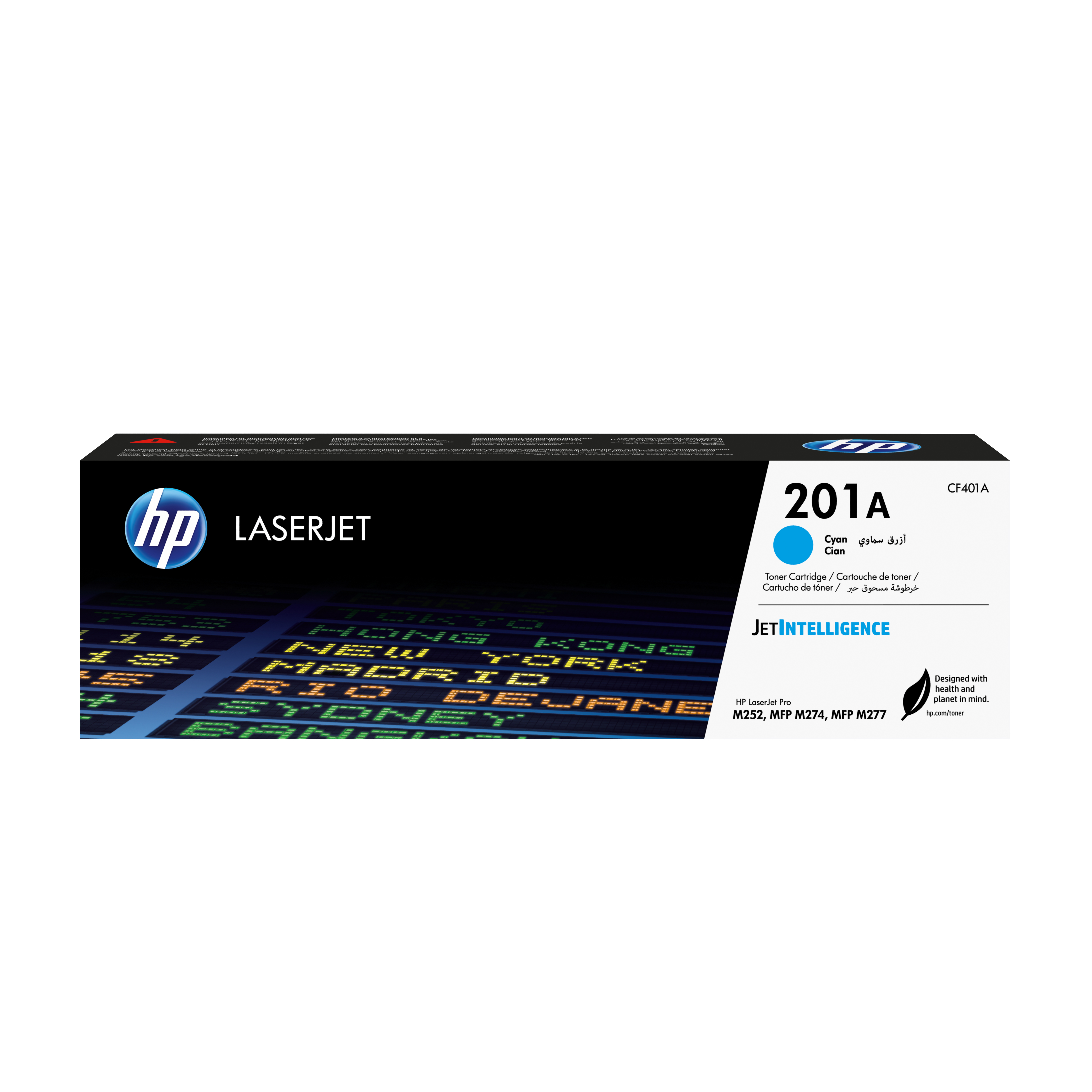 HP 201A CYAN LASERJET TONER C CARTRIDGE CF401A