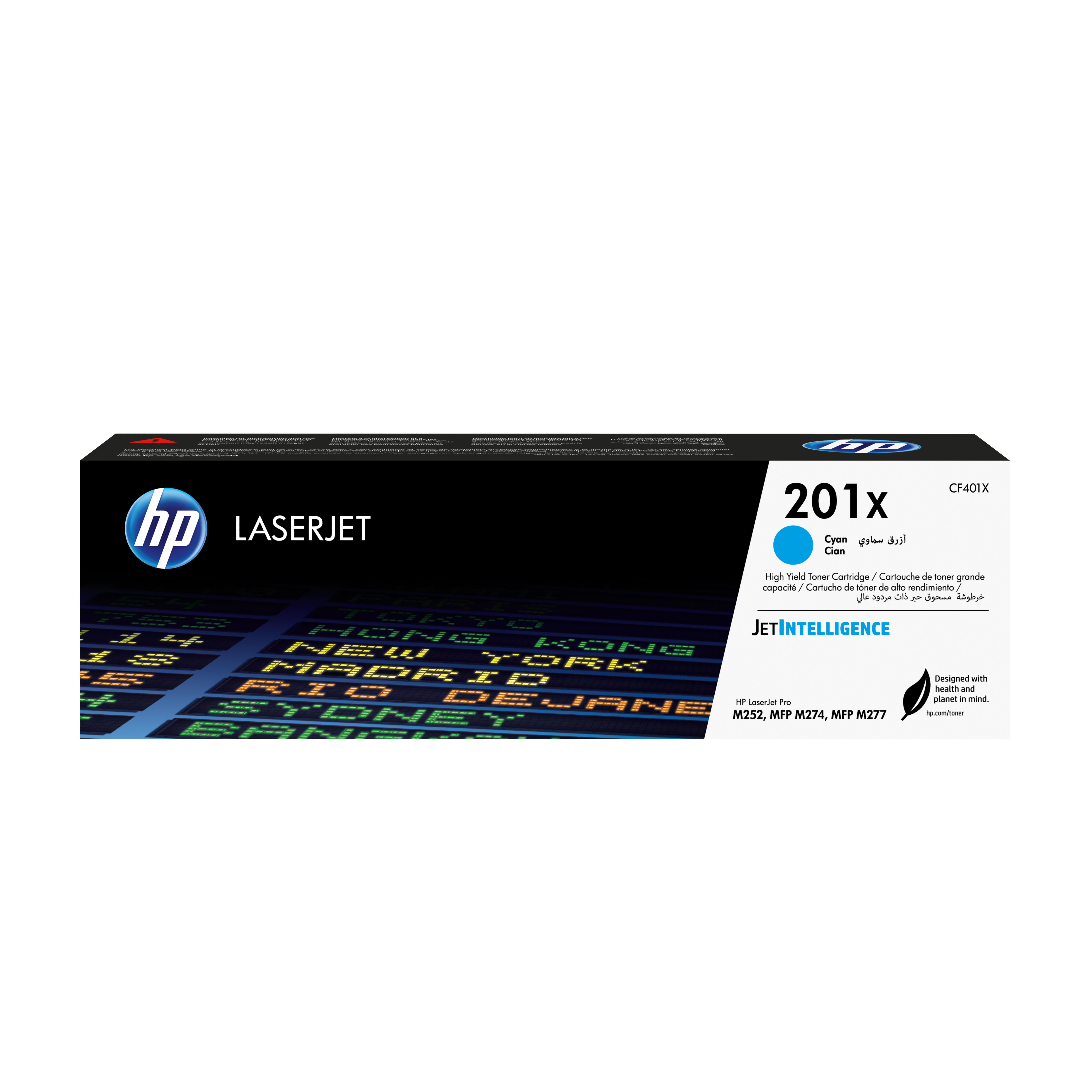 HP 201X CYAN LASERJET TONER C CARTRIDGE CF401X