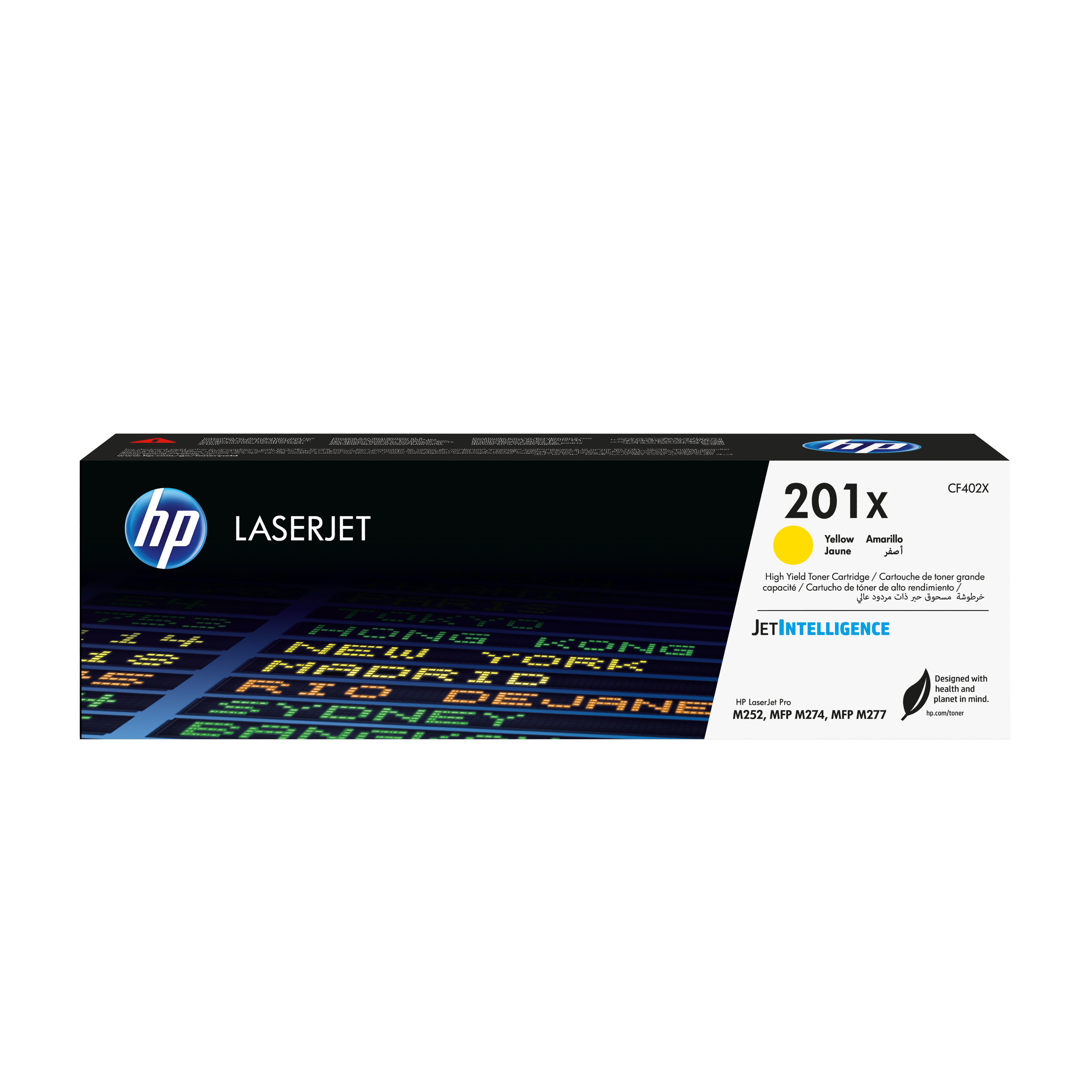 HP 201X YELLOW LASERJET TONER CARTRIDGE