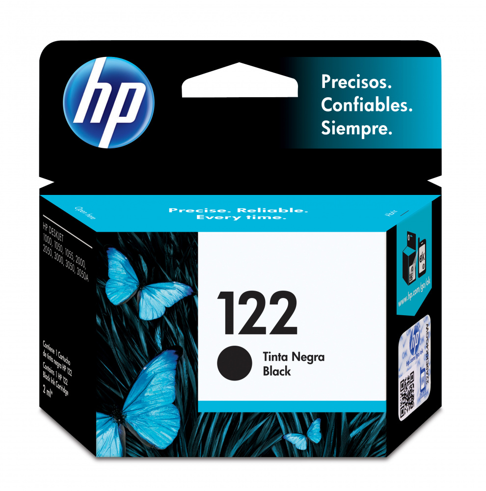 TINTA NEGRA HP 122 CARTRIDGE LAR