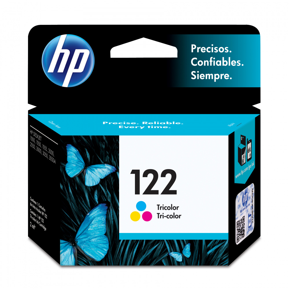 TINTA TRI-COLOR HP 122 2K BLK CRTG