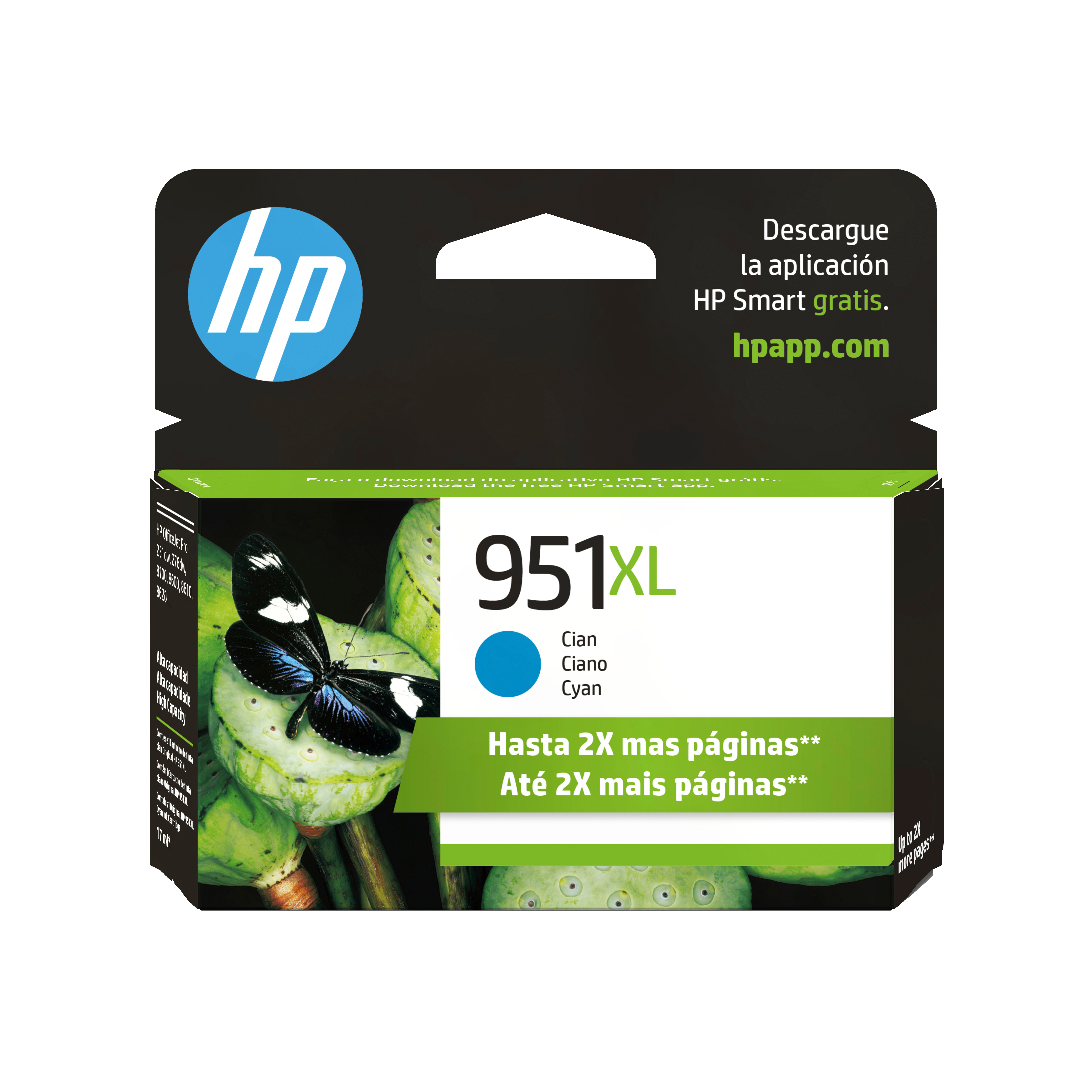 TINTA CYAN HP 951XL CARTRIDGE CN046AL