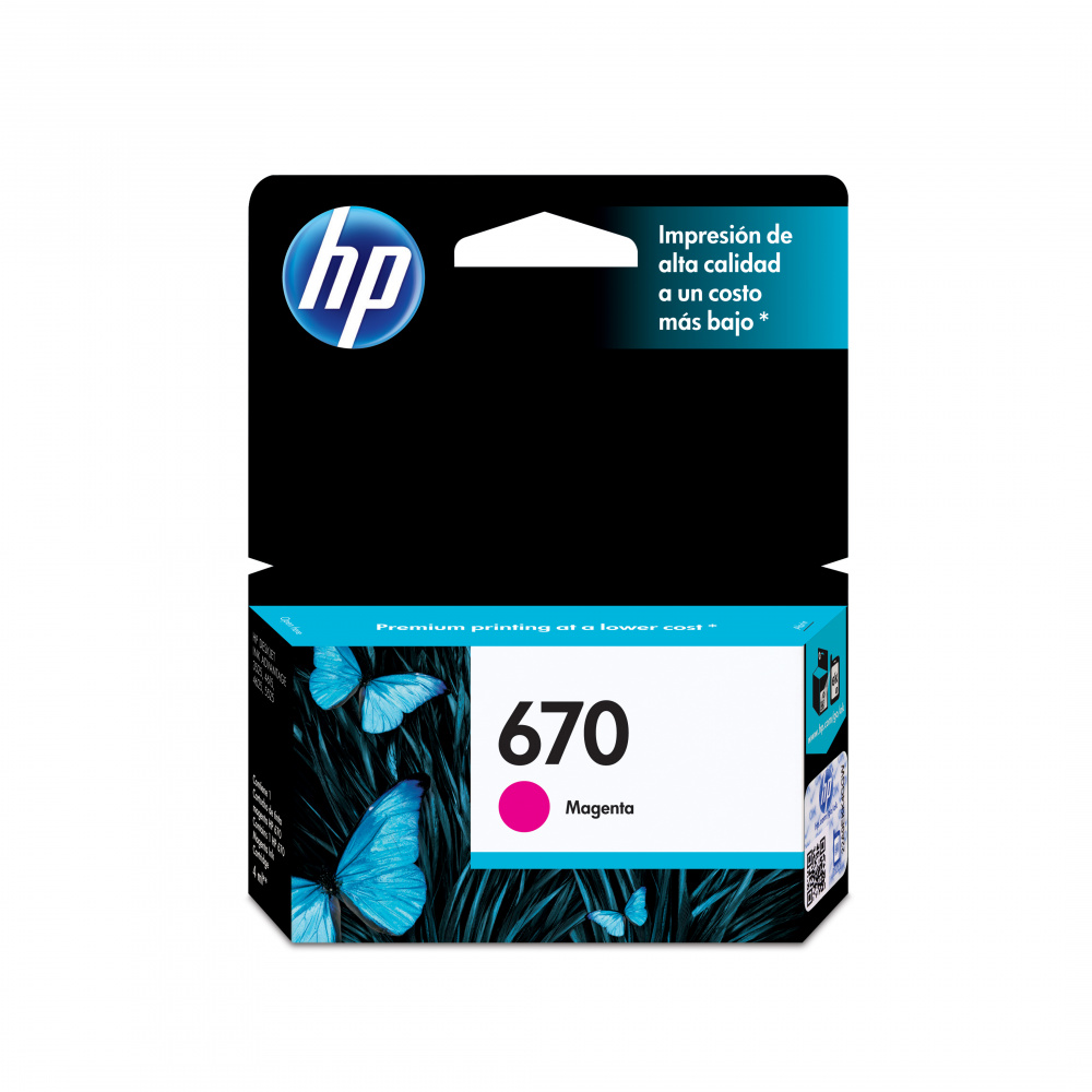 TINTA MAGENTA HP 670 CZ115AL