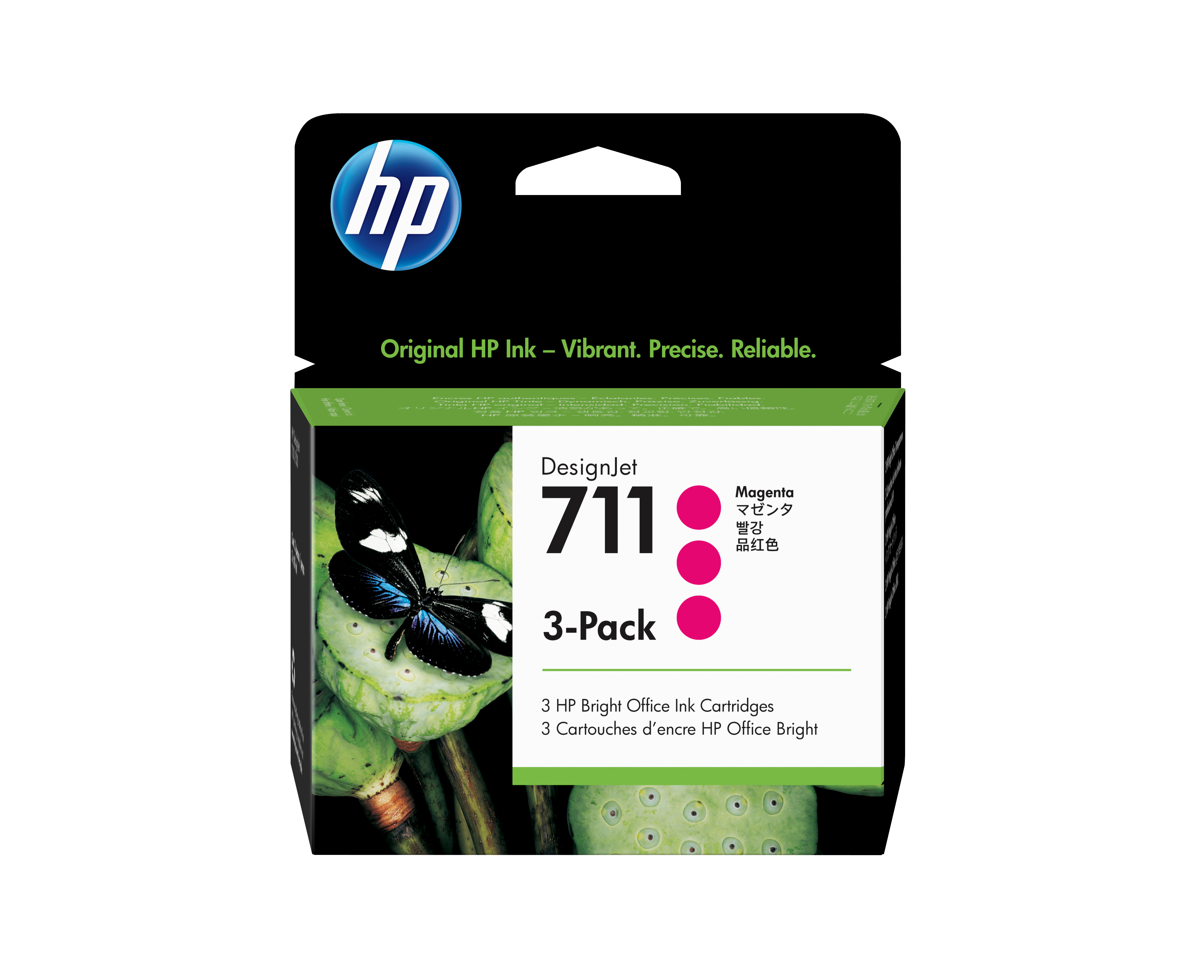 HP 711 MAGENTA 3-PACK 29ML TINTA AMPLIO FORMATO CZ135A