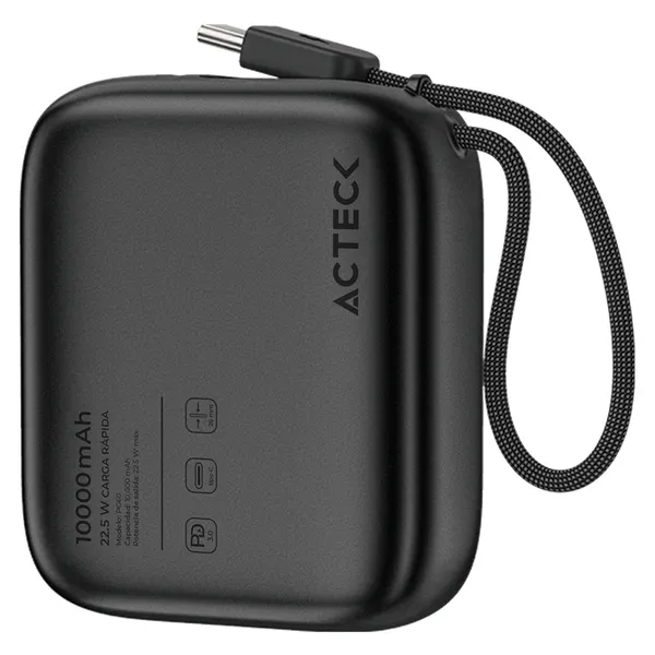 CARGADOR POWERBANK ENERGON GO P LUG PRO PG60 10000 MAH USB-C CON