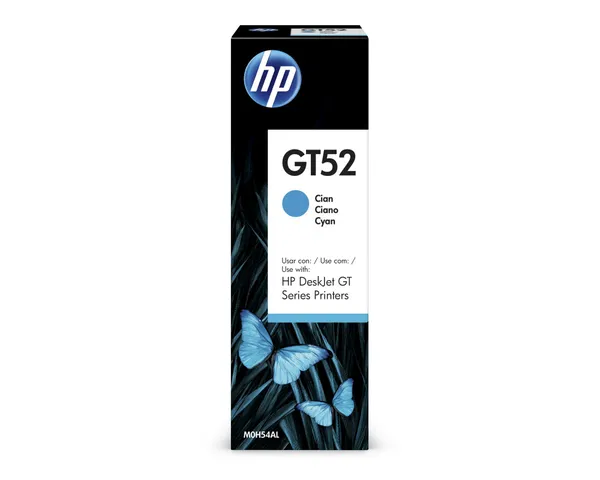 BOTE TINTA HP GT52 CYAN 70ML 8.000 PAGS HP SMART TANK