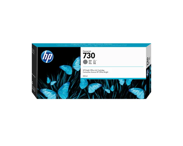 HP 730 GRIS 300ML TINTA AMPLIO FORMATO P2V72A
