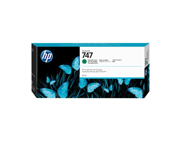 HP 747 300ML VERDE CROMO TINTA AMPLIO FORMATO