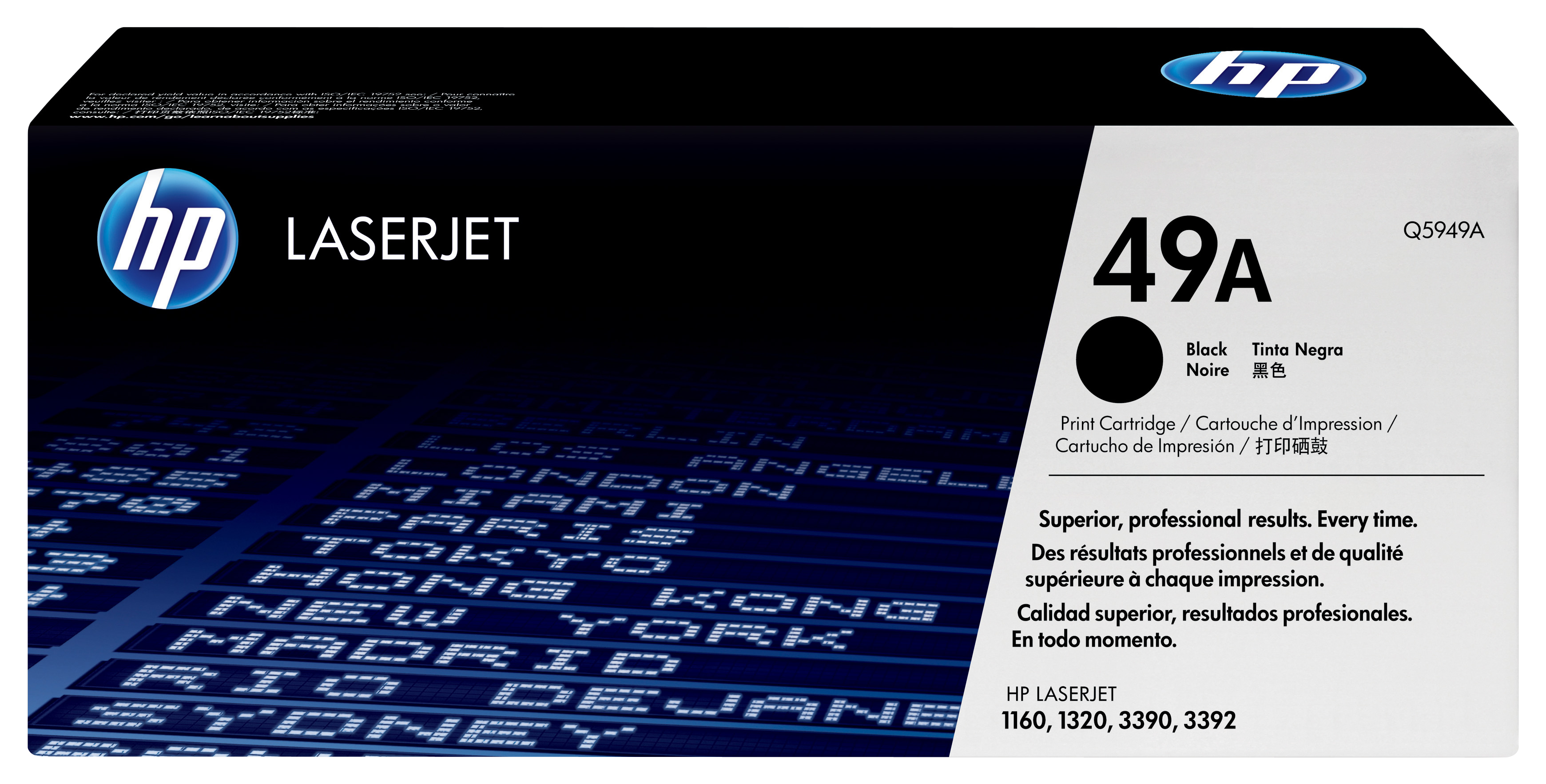 HP LASERJET 1160/1320/3390/3392 BLK CRTG Q5949A