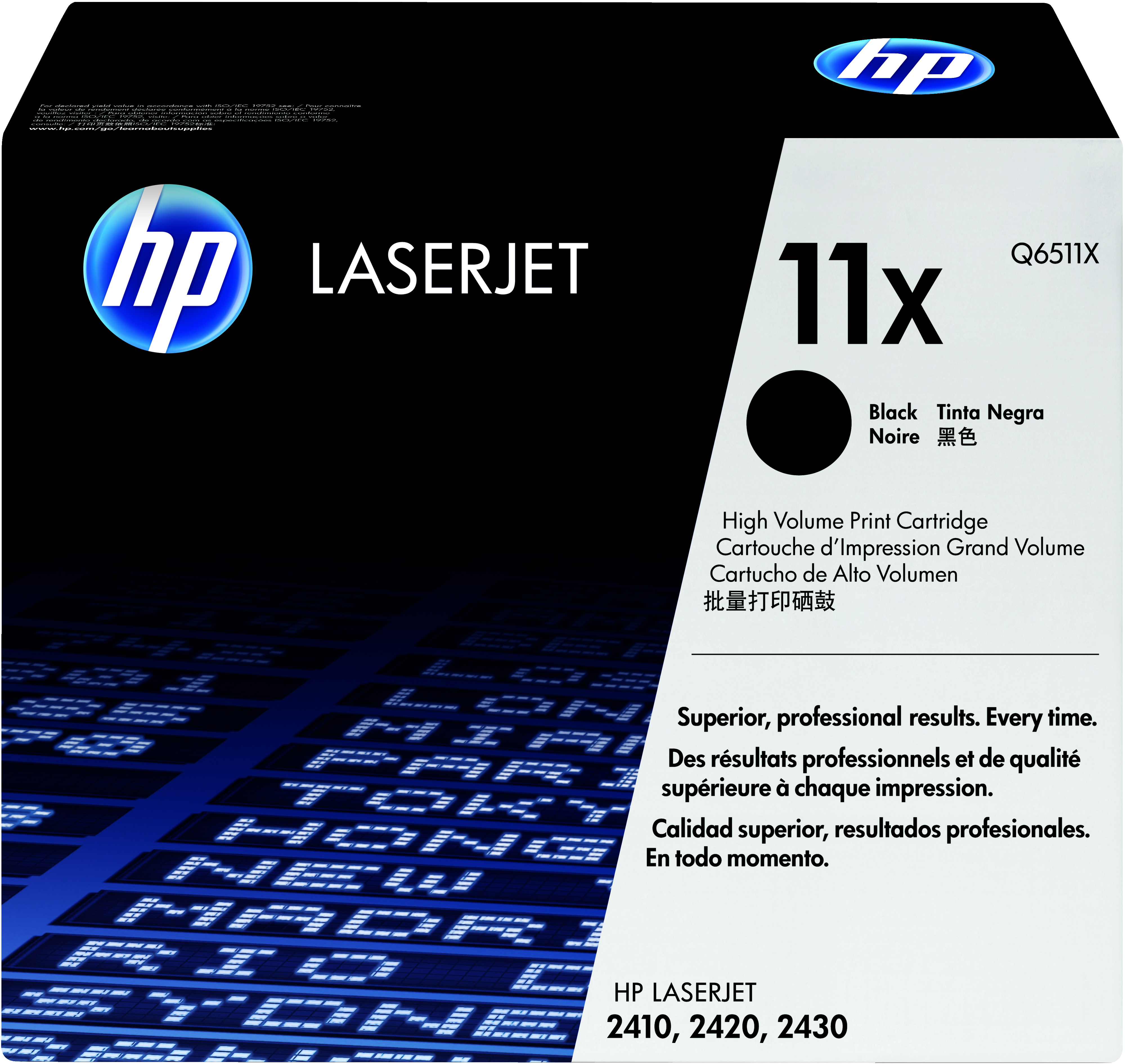 HP BLACK LASERJET 2400 SERIES CARTRIDGE Q6511X