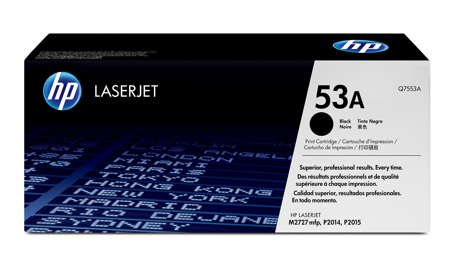 HP LASERJET P2015 BLACK CARTR DGE Q7553A