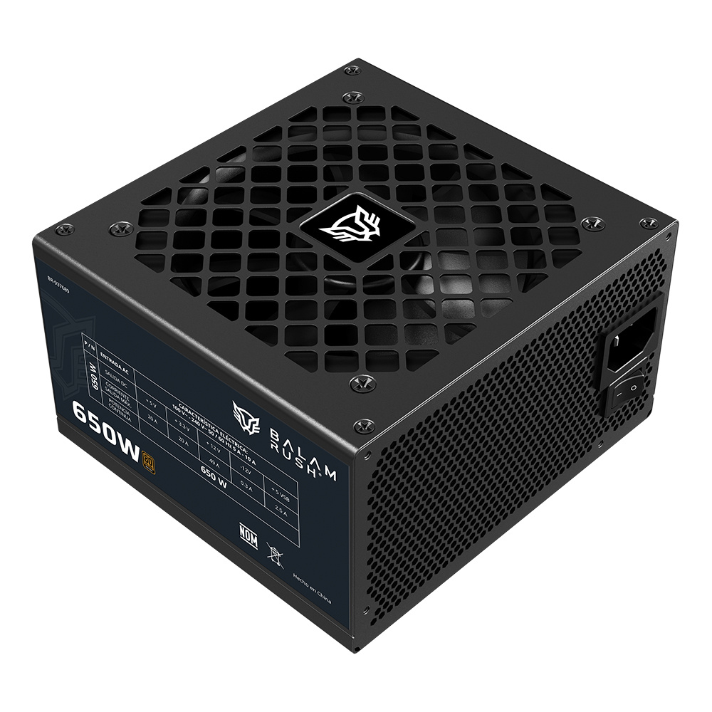 FUENTE DE PODER BALAM RUSH GR BURST GR650B ATX 650W / 80 PLUS
