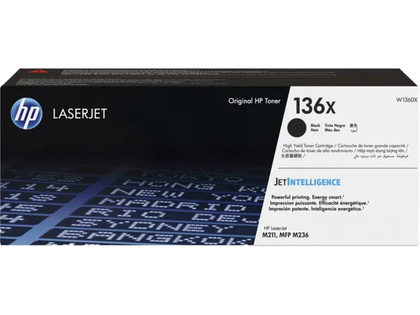 HP 136X BLACK ORIGINAL LASERJET TONER CARTRIDGE