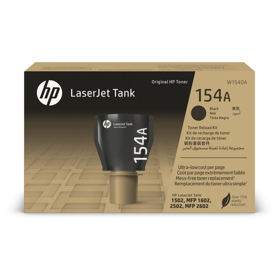 HP 154A BLACK ORIGINAL LASERJET TONER RELOAD KIT