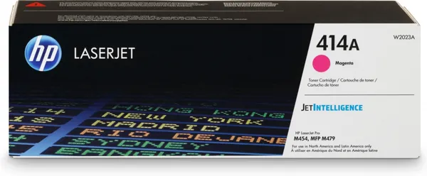 TONER MAGENTA HP 414A RENDIMIENTO 2.100PAG W2023A OPG